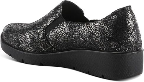 Flexus Spring Step Pellegrini Women's Loafer - Embossed Clogs Platform Loafers for Women - Stretchable Casual Slip On Shoes in Kuwait