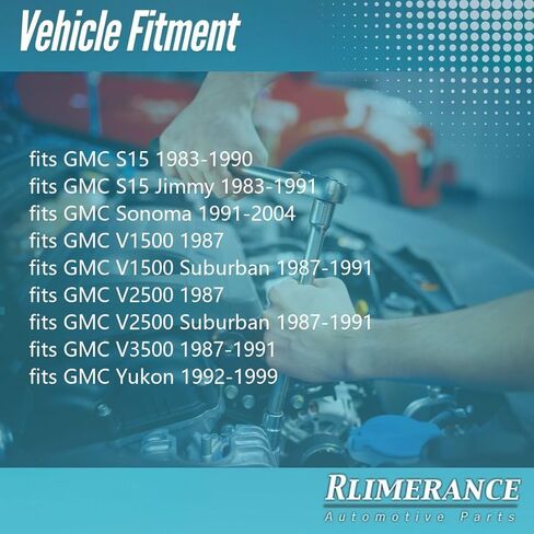 طقم ختم السيارة - قطعتان من علبة نقل عمود الإدخال يناسب GMC S15 2.8L 4WD 1983 1984 1985 1986 1987 1988 1989 1990، يناسب GMC V1500 Suburban 5.7L 4WD 1987 1988 1989 1990 1991 in Saudi Arabia