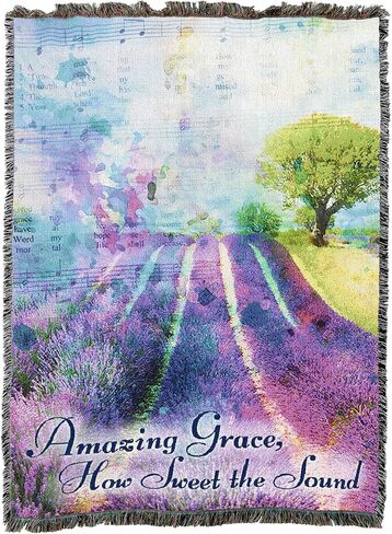 Pure Country Weavers I Am The Resurrected Blanket - Religious Gift Tapestry Throw Woven from Cotton - Made in The USA (72x54) in Kuwait