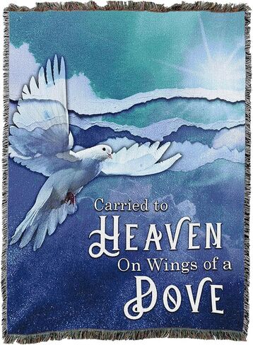 Pure Country Weavers I Am The Resurrected Blanket - Religious Gift Tapestry Throw Woven from Cotton - Made in The USA (72x54) in Saudi Arabia