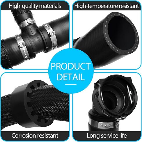 68246569AA Upper Engine Radiator Coolant Hose Compatible with 2015-2021 Jeep Renegade 1.3L 2.4L, Replace 68440687AA 68246567AA in Kuwait