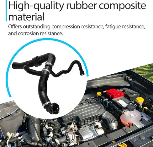 68246569AA Upper Engine Radiator Coolant Hose Compatible with 2015-2021 Jeep Renegade 1.3L 2.4L, Replace 68440687AA 68246567AA in Kuwait