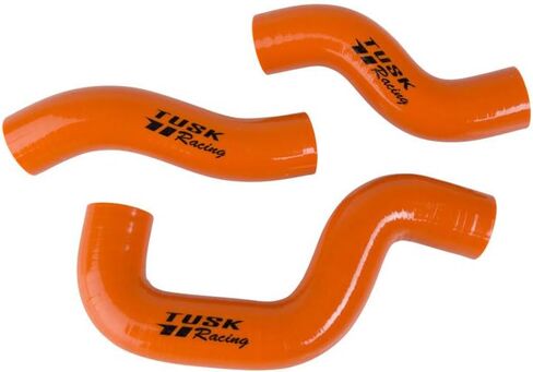 Tusk Radiator Hose Kit Orange – Reinforced Silicone Coolant Hose Set for Radiator Cooling System Replacement - Compatible with KTM 450 SX-F 2013-2015/450 XC-F 2013-2015 in Saudi Arabia