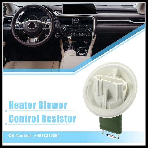 HVAC Blower Motor Resistor Heater Fit for Smart Forfour - Pack of 1 White Green Durable Material in Saudi Arabia