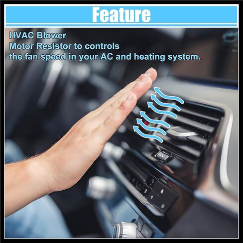 HVAC Blower Motor Resistor Heater Fit for Smart Forfour - Pack of 1 White Green Durable Material in Saudi Arabia