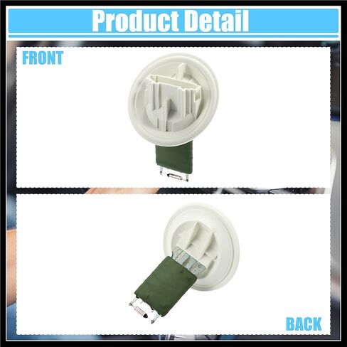 HVAC Blower Motor Resistor Heater Fit for Smart Forfour - Pack of 1 White Green Durable Material in Saudi Arabia