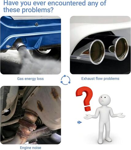 2.5 Inch Exhaust Gasket, Three-Bolt Exhaust Flange Gasket, Durable Gasket Replacement, Automotive Exhaust Pipe Sealing Gasket, Universal Cars Accessories (2PCS) in Kuwait