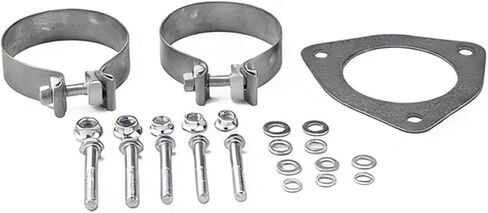 Stainless Steel Exhaust Pipe Kit + Muffler for 2011-2019 Ford F-250 F-350 F-450 SuperDuty Pickup Truck 6.7L 4" Powerstroke Diesel in Kuwait