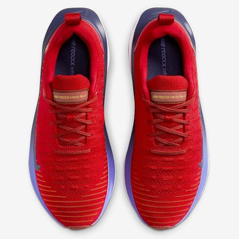 حذاء الجري Nike InfinityRN 4 للرجال (DR2665-600، أحمر جامعي/برتقالي كامب فاير) مقاس 9.5 in Saudi Arabia