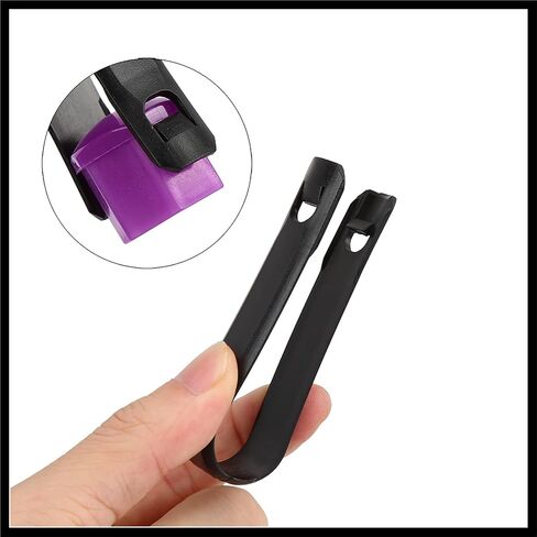 20pcs 21mm Universal Purple Plastic Car Wheel Nut Lug Hub Screw Rim Bolt Covers Dust Protection Caps with Removal Tool Clip Durable Material in Saudi Arabia