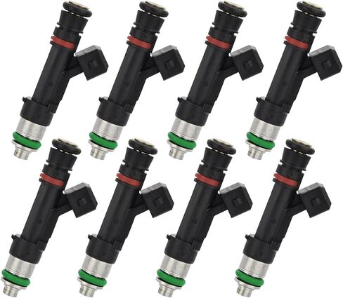 8PCS Fuel Injectors Compatible with Ford 2003 F-150, 2004 F-150 Heritage, 2003-2004 F-250 Super Duty/F-350 Super Duty, 5.4L, Replace# FJ951, 0280158044, 4L3Z9F593CA in Saudi Arabia