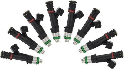 8PCS Fuel Injectors Compatible with Ford 2003 F-150, 2004 F-150 Heritage, 2003-2004 F-250 Super Duty/F-350 Super Duty, 5.4L, Replace# FJ951, 0280158044, 4L3Z9F593CA in Saudi Arabia