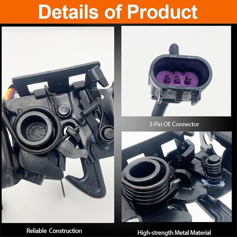 Hood Latch Actuator Compatible with 2012-2018 Sonic with Remote Start in Saudi Arabia