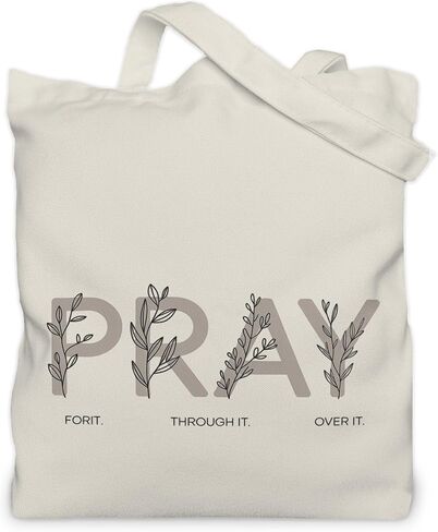 حقيبة حمل ملهمة للنساء من الهدايا المسيحية، صلي من أجلها، مع جيب داخلي. in Kuwait