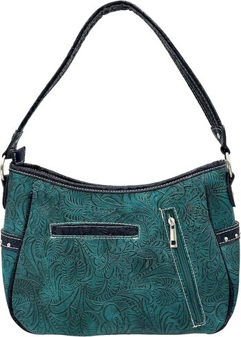 Zelris Floral Western Concho Feather Conceal Carry Women Tote Purse Handbag Set in Kuwait