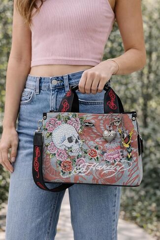 ED HARDY Women's Convertible Tote Bag (Denim Blue) in Kuwait