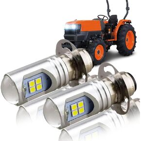 Super Bright LED light bulbs For M-series L-Series 38450-33870, Replacement for Kubota OEM, WHITE,6000K,Plug and Play Extremely Bright Fog Light of 2 in Kuwait