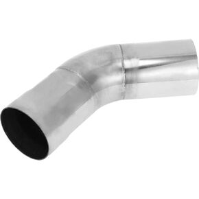 Motoforti 2.25" OD 45 Degree Mandrel Exhaust Tube Car Exhaust Pipe Mandrel Bend DIY Custom Tubing Pipe 3.94" Leg Length T304 Stainless Steel Silver Tone in Kuwait