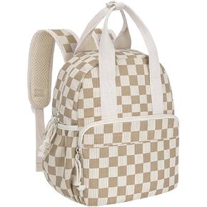 Corduroy Toddler Backpack for Boys Girls 2-5, Water-Resistant 11 Inch Small Kids Backpack for School Kindergarten, Lightweight Bookbag for Preschool Daycare-Strawberry in Saudi Arabia