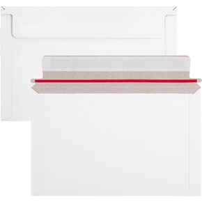 100 قطعة من رسائل البريد الصلبة مقاس 6.5 × 4.5 مع غطاء ذاتي الغلق، وأظرف من الورق المقوى المسطحة لشحن البطاقات البريدية والصور والمستندات in Kuwait