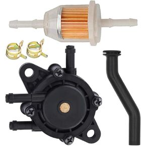 808656 491922 Fuel Pump for B&S Lawn Mower Tractor Gas Fuel Pump & 596163 Vacuum Hose with AM116304 Fuel Filter for Hon&da Yamaha 691034 692313 808492 J&D Koh&ler 17HP-25 HP Small Engine in Kuwait