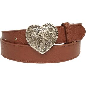 Western-Inspired Silver Heart Belt in Kuwait