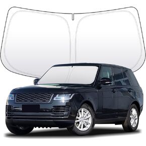 Front Windshield Sun Shade Thickened 2-Layer Compatible with Discovery 4 2009-2016 L319 Foldable Sunshade Custom Fit Sun Visor Keeps Car Interior Cool Blocks UV Rays (for Discovery 4 2009-2016 L319) in Kuwait