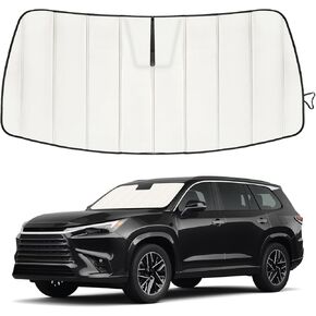 Windshield Sun Shade for Nissan Rogue 2021-2025 2026, Front Window Visor Accessories, Accordion Folding Design Blocks Heat & UV Rays Maintain Cool Interior and Save Space in Kuwait