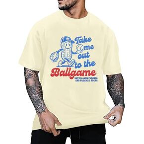 Baseball Shirts Men Take Me Out to The Ballgame Shirt Ballgame Graphic Tshirt Game Day Fan Gift Casual Short Sleeve Top in Saudi Arabia