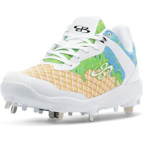 Boombah Viper Women's Metal Cleat - Ice Cream Pitching Toe - خيارات ألوان متعددة - أحجام متعددة in Kuwait