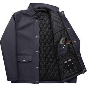 URBAN BUCK Concealed Carry Jacket Men Insulated Heavy-Duty Tactical Sherpa Stealth Jacket with Pockets in Kuwait