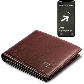 محفظة جلدية كاملة الحبوب، محفظة نحيفة رخامية فاخرة، محفظة Airtag، محافظ ريدج للرجال، محفظة رجالي، حامل بطاقة الائتمان in Kuwait