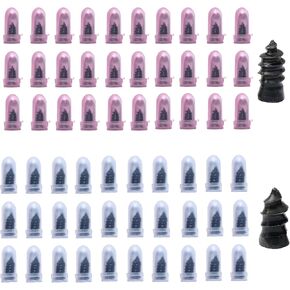 90 PCS Car Tire Repair Nails, 3 Sizes Spiral Pattern Waterproof Vacuum Tire Plug Kit, Tool-free Emergency Puncture Repair Screws, Universal for Most Cars, Trucks, SUVs (Black) in Kuwait