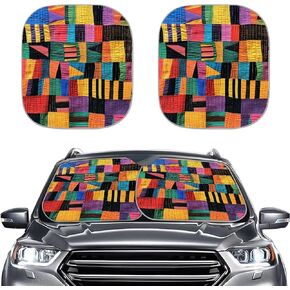 Leopard Print Car Sun Shade Protector Front Windshield Sunshade Mats Universal Sun Visor for SUV in Saudi Arabia