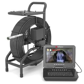 Sanyipace Sewer Scope Camera 165FT/50M, 9'' LCD Screen, 1200TVL, 0.9/23mm Lens, 6000mAh Battery Powered, Drain Pipeline Camera Borescope with 12 Adjustable LEDs, DVR Record Video & Audio, 16GB TF Card in Kuwait