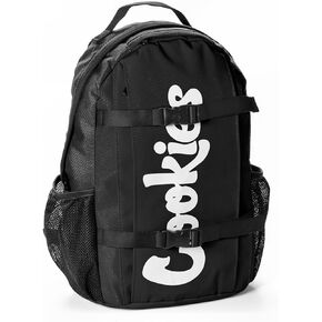 COOKIES Non-Standard Ripstop Nylon Backpack – Durable Tear-Resistant Bag with Heavy-Duty Zippers, Mesh Side Pockets, Adjustable Straps & Laptop Storage – Stylish Streetwear Travel Backpack – Red Camo in Kuwait