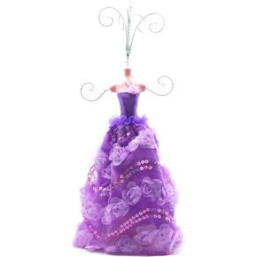 Blancho Bedding [Princess] Mannequin In Evening Gown Jewelry Holder Purple in Saudi Arabia