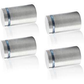 Alise 3/4 "x1" مسامير المواجهة للعلامة، مسمار إعلاني زجاجي مثبت على الحائط لتعليق إطار صورة أكريليك علامات أكريليك زجاجية، أجهزة دعامة تثبيت للعلامات الذهبية من الفولاذ المقاوم للصدأ، حزمة من 8 in Kuwait