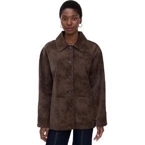 WAYF Women's Rita Faux Suede Jacket in Kuwait