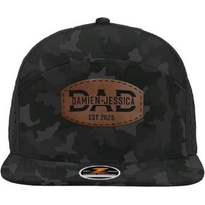 Custom Leather Patch Trucker Hats Personalized Baseball Cap Men & Women Custom Adjustable Hat in Kuwait