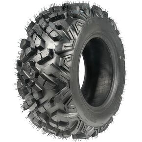 25x8-12 ATV/UTV Tires Set of 2, 6-Ply All-Terrain Tires with 18mm Tread for Mud, Sand & Trail Riding, 25x8x12 Tubeless Tires for ATV and UTV Models in Kuwait