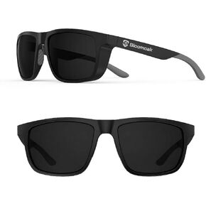 نظارة شمسية بلوموك برأس كبير للرجال، نظارات شمسية مستقطبة عريضة جدًا مقاس XXL مقاس 160 مم، إطار ملائم TR90 بدون قرصة، عدسات مطلية بالزيوت، مضادة للانزلاق، مضادة للوهج، حماية من الأشعة فوق البنفسجية 400 in Kuwait