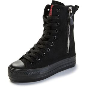 أحذية رياضية قماشية عالية الجودة للنساء والفتيات أحذية مشي ذات منصة مكتنزة لزيادة الطول والراحة للسفر والهدايا in Kuwait