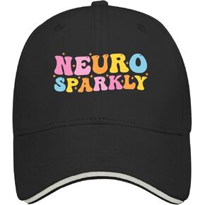 Neuro Sparkly caps Women's Hats & caps Mens Sun hat Gifts for Dad Sun Hats AllBlack in Kuwait