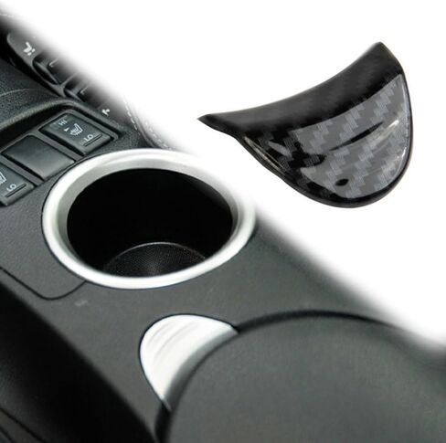 Carbon Fiber Car Interior Central Armrest Box Switch Cover Trim for Nissan 370Z 2009-2020 in Saudi Arabia