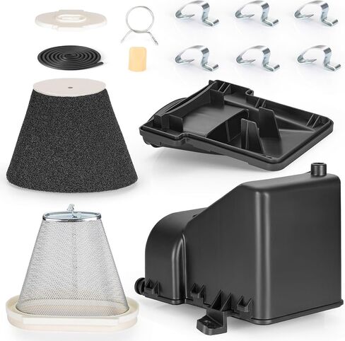 صندوق هواء السحب + فلتر الهواء + غطاء + مجموعة تجميع الدليل لياماها رابتور 660R YFM660R 2002-2005 in Kuwait