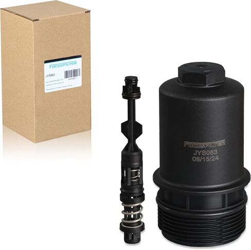 FOCUSFILTER 06L115678Q 06k115441B 06L115401B Oil Filter, with Connection Piece, For VW Arteon Atlas Beetle Golf Jetta Passat Tiguan Audi A3 A4 A5 A6 A7 A8 Q3 Q5 Q7 Q8 TT, 06L115678T in Saudi Arabia