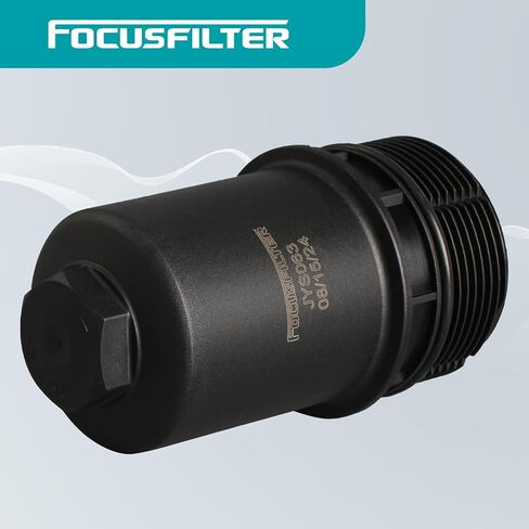 FOCUSFILTER 06L115678Q 06k115441B 06L115401B Oil Filter, with Connection Piece, For VW Arteon Atlas Beetle Golf Jetta Passat Tiguan Audi A3 A4 A5 A6 A7 A8 Q3 Q5 Q7 Q8 TT, 06L115678T in Saudi Arabia