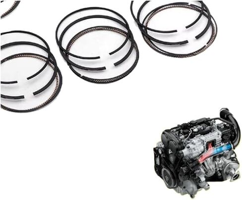 6X Piston Rings Set 3.6L 03H198151D Compatible With CDV CMN CGR in Saudi Arabia