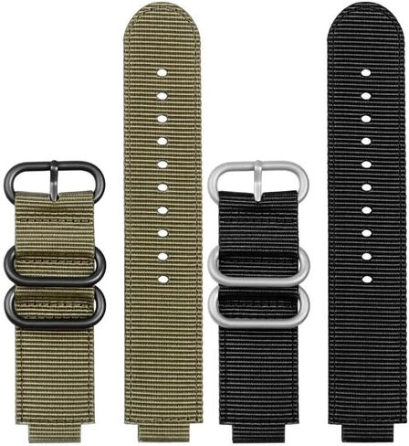 Canvas Convex watch Strap For TIMEX Tide Compass T2N721 T2N720 TW2T76500 TW2T76300 Nylon Wristband Bracelet in Saudi Arabia